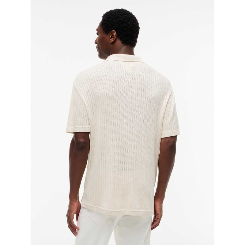 Tommy Hilfiger Relaxed Fit Open Knit Polo Shirt image number 1